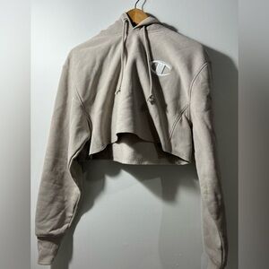 Champion Women’s Reverse Weave Drop Shoulder Cropped Hoodie size X small